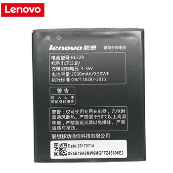 Original Lenovo BL229 BL 229 Baterie Reîncărcabilă Li-ion Bateria Pentru Lenovo A8 A808T A806 Telefon Acumulator de schimb