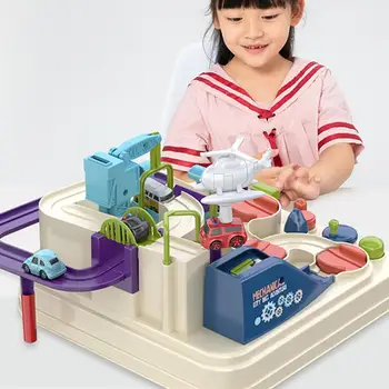 Copii Masina De Învățământ Jucării Pentru Băieți Urmări Aventura Creier Jocuri De Masă Vagoane Mecanic Locuri De Parcare Pentru Copii Cadouri