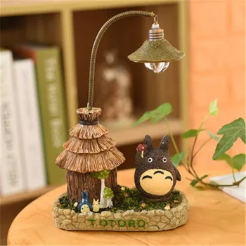 Totoro Figura de Acțiune a CONDUS Lumina de Noapte Jucărie Vecinul Meu Totoro Acțiune Figurens Papusa pentru copii Copii Cadou de Ziua de nastere Partid Decor