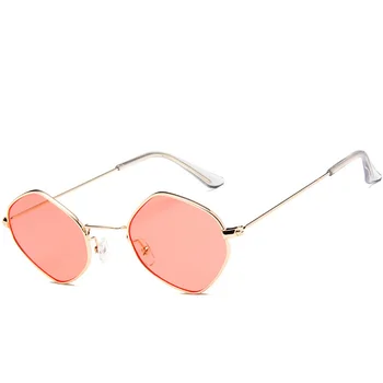 Yoovos 2021 Epocă Mic Cadru ochelari de Soare Femei Poligonale de Brand Designer de Aliaj de ochelari de Soare Oglinda UV400 Oculos De Sol