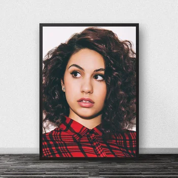 Alessia Cara Poster Canada Cantareata de Perete de Arta Pictura pe Pânză de Mătase Postere si Printuri Pentru Fete Vii Cameră Decor