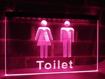 TR004 - Unisex Bărbați Femei bărbați Femei de Toaletă, Toaletă, Baie CONDUS Lumina de Neon Semn decor acasă meserii