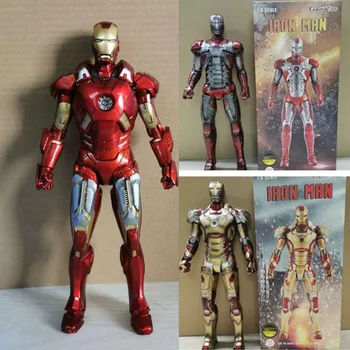 Imperiul Marvel Avengers Ironman Iron Man MK 7 din PVC Figura Jucării Modelul de 12
