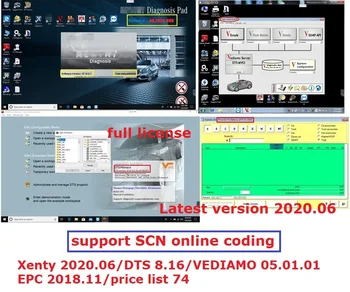 2020.06 MB Star C4 C5 C4 SD connect complet Software-ul Inclus X-INTRARE/DAS/EPC/WIS/EWA/VEDIAMO/DTS/PL74 suport scn codificare on-line