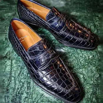 Pantofi barbati Nou pentru 2020 Bărbați de Înaltă Calitate din Piele Pu de Siguranță de Pantofi de Moda de sex Masculin Vinage Classic Loafer Pantofi Soulier Homme HC747