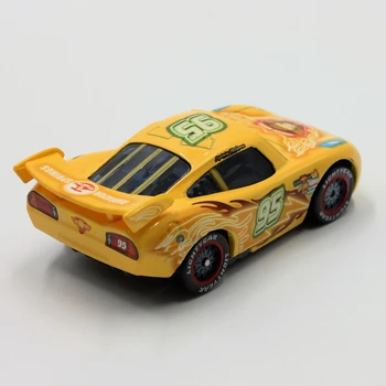 Disney Pixar Cars Limited Edition Galben Fulger McQueen Turnat Sub Presiune, Metal Mașină De Jucărie Pentru Copii De La 1:55 Liber De Brand Nou În Stoc