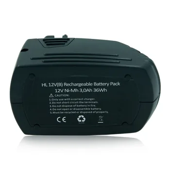 LERRONX Noi 12V 3.0 Ah Ni-MH baterie Reîncărcabilă pentru scule electrice Hilti SIW 121 SFL 12/15 TCD12 SF120-UN Înlocuitor bateria