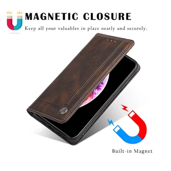 Portofel Cazuri Pentru Sony Xperia 10 5 1 II Caz Închidere Magnetică Carte Flip Cover Pentru Sony 1 5 10 ii din Piele Cartelei de Telefon Genti