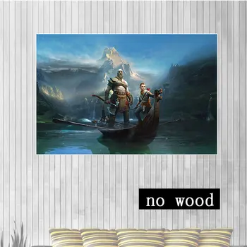 God Of War 4 Joc Video Figura Postere Si Panza Imprimata Pictura Arta De Perete Poze Home Decor Pentru Camera De Zi De Decorare