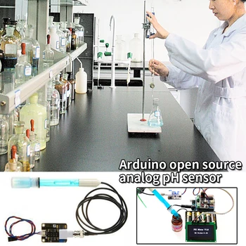 Sonda Regulatorului de Lichid de Monitorizare Test Tool Scut Cablu Analogic PH Kit Senzor Lumina Indicatoare Bord de Control Module Pentru Arduino