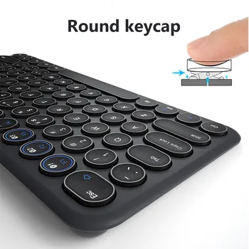 Bluetooth Wireless Keyboard Tăcut Gaming Keyboard Pentru Macbook, iPhone, iPad Tastatură Tablet PC Gamer Tastatură de Calculator de Gaming PC