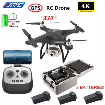 JJRC X13 5G WiFi 4K HD cu Unghi Larg Camera GPS Motor fără Perii Profissional RC Quadcopter RC FPV Racing Drone Modele de Jucarii