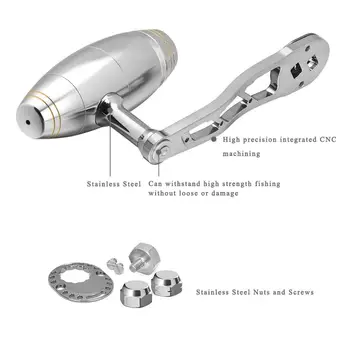 Gomexus Jigging Tambur Electric Putere Mâner Pentru Shimano, Daiwa 8*5mm Folosit, 95mm de Înaltă Precizie de Prelucrare CNC