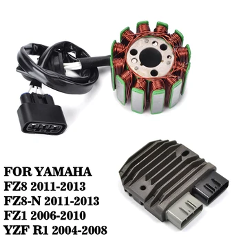Stator Bobina de 12V Regulator Redresor Pentru Yamaha YZF R1 YZF-R1 2004 2005 2006 2007 2008 FZ1 2006-2010 FZ8 FZ8 N FZ8-N 2011-2013