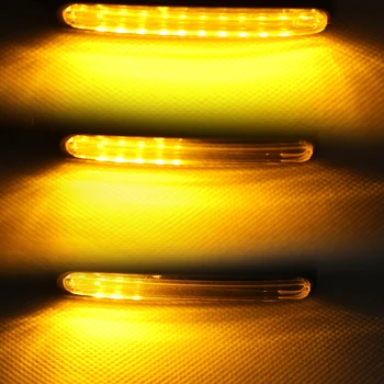 4BUC Motociclete 12 LED-uri de semnalizare Semnalizarea Coada Curge Apă Ușoară Motor Intermitente de Direcție Lumini de Stop Indicator Semnal de Lumină