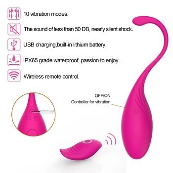 Chilotei de la Distanță fără Fir de Control Vibrator Vibrator Ouă Portabil Bile Vibratoare punctul G, Clitorisul Masaj Adult jucării Sexuale pentru Femei