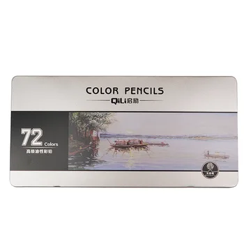 36/48/72PCS/set Profesie Creion de Culoare Artist de Artă Ulei Desen Creioane colorate Pentru Copii Cutie de Metal Elevii Școlii de Artă Consumabile