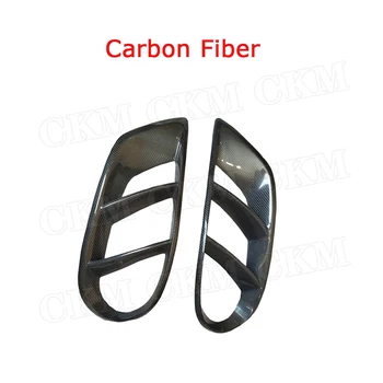 Pentru C43 AMG din Fibră de Carbon Bara Fata de Ventilație de Evacuare Capac Gratar Tapiterie pentru Mercedes Benz C Class W205 C43 AMG C180 C200 15-18