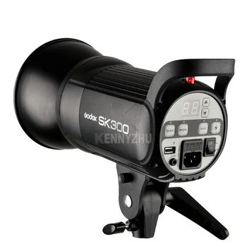 Free DHL Godox SK300 600W / 2x 300WS GN58 Studio Flash de Lumină Strobe Kit de Iluminat de 150W Lampa de Modelare + Wireless Trigger FT-16