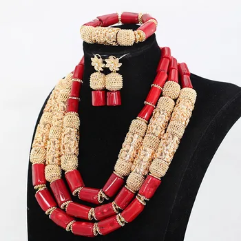 De Vânzare la cald Babay Roz Nigerian Femei de Aur Dubai Colier de Cristal Cercel Africane Margele bijuterii Set Transport Gratuit CG023