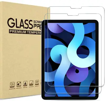 2 bucăți 9H Sticlă Călită Film Scut de Protecție Ecran Protector pentru iPad Aer 4th Gen 10.9 inch 2020 Eliberarea/iPad AIR 4