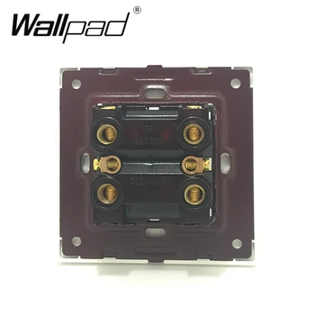 New Sosire 45A Aragaz Comutator Wallpad de Lux Întrerupător de Lumină Satin Metal Panou de Comutatoare basculante Interrupteur
