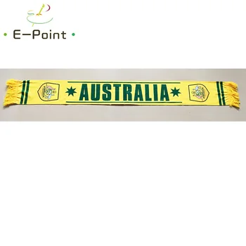 145*16 cm Dimensiune Australia Echipei Naționale de Fotbal Eșarfă pentru Fanii 2018 Cupa Mondială de Fotbal Rusia Dublu-cu care se confruntă Materiale de Catifea