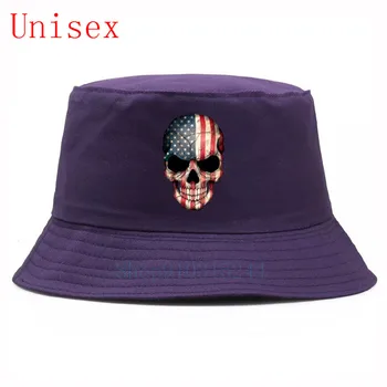 American Flag Skull pălării pentru femei găleată pălărie bărbați panama pălărie bărbați capac mare pentru bărbați pălării pentru femei pălării de vară pentru femei