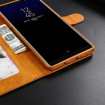 Flip Din Piele, Huse Pentru Samsung Note8 Telefon De Lux Sloturi Pentru Carduri De Acoperire Cu Carte De Credit, Titularul Nota 8 Bara Not8 Coque Fundas