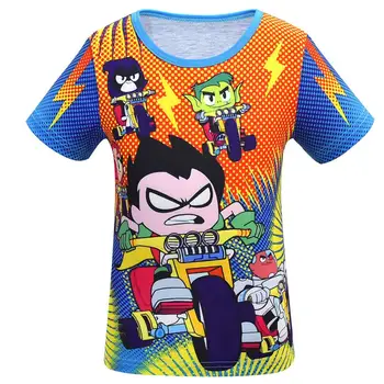 Copii T Shirt de Vară 2020 Desene animate Adolescentii Titani GO Băieți Fete Haine pentru Copii T-shirt Raven Robin, Cyborg Maneci Scurte Topuri Tricouri