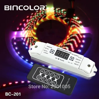 NOUL LED Pixel SPI Benzi Controler RGB RGBW Dimmer DC5V-24V Digital Adresabile de Control 2801 2811 2812 8806 IC Bandă de Lumini