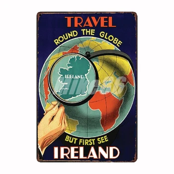 [ Mike86 ] Călătorie Citează plăci de Metal India, IRLANDA postere Vintage Tin Semne Retro magazin de Suveniruri Festival Cadou de 20*30 CM FG-248