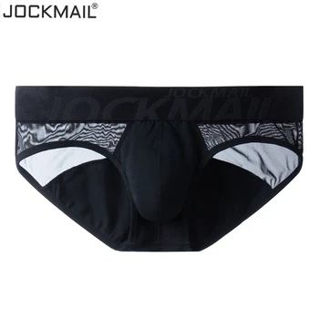 JOCKMAIL Brand Nou Sexy Bărbați Chiloți Boxeri de Bumbac Respirabil Talie Joasa Chiloti Barbati Sexi Transparent Homme suspensoare Gay Alunecare