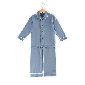 Copii pijamale din bumbac băieți boutique home purta toamna si iarna familia seturi de pijama copii îmbrăcăminte de noapte