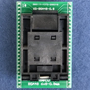 BGA48 adaptor BGA48(6x8)-0.8 mm XG-BGA48-0.8 numai pentru XGecu T56 programator