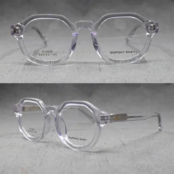 Vintage Acetat Full Rim Rame de Ochelari Bărbați Femei Realizate manual Ochelari de Miopie Rx capabil de Calitate Superioară