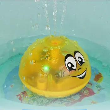 Jucarii de baie baby ball aspersor Spray cu Apă de Lumină Roti cu Duș Piscină pentru Copii Jucarii pentru Copii Toddler Baie de Lumină LED Jucarii