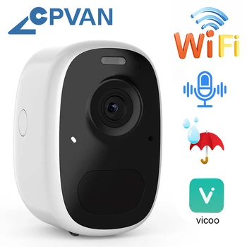 CPVAN Camera IP de Exterior Interior Camera WIFI 5200mAh Baterie Redus de Energie HD 1080P Wireless Baterie Camera de Securitate
