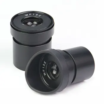 Pereche de 15X Domeniu Larg de 30mm Montaj Stereo Microscop Ocular cu Ochi Cupe