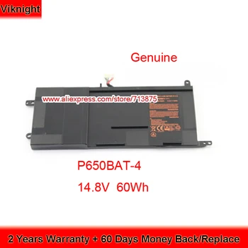 Autentic 14.8 V 60Wh P650BAT-4 Bateriei pentru Toshiba P650BAT-4 P650SA P650SG P651RE P651SG P671RG Acer Z7 Schenker Xmg P505 P650SE