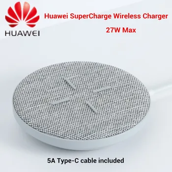 Original Huawei Încărcător Wireless Max 27W Super Încărcare Qi Wireless Charger CP61 Pentru iPhone 11 Samsung S10 S20 Huawei P30 Pro Mate