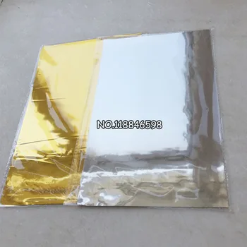 Aur (50buc)și de Argint(Cincizeci de Buc) Fierbinte Ștanțare Folie de Hârtie Laminator de Laminare Transfere pe Eleganta Imprimanta Laser A4 21x29cm