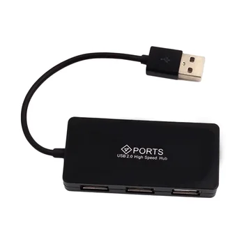 VONETS Slim Portabil Ușor de Mare Viteză USB 2.0 Hub 4 Port Micro USB Splitter Hub pentru Laptop PC Accesorii calculatoare noi