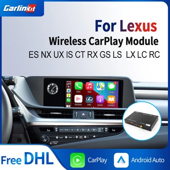 Carlinkit Decodor Wireless Apple CarPlay, Android Auto Pentru Lexus GS LS ES ESTE UX LX RC Navigare Multimedia AriPlay Oglindă IOS 14