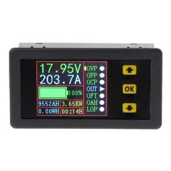 Multimetru Digital de incarcare-descarcare Baterie Tester DC 0-90V 0-20A Volt Amp Meter