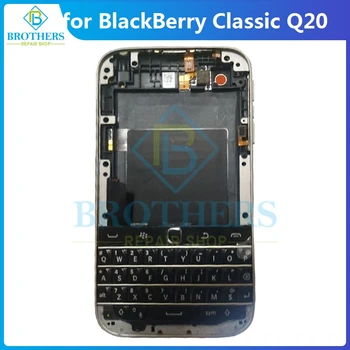 Set Complet Pentru BlackBerry Classic Q20 Capac Spate Baterie Usa De Locuințe + Cadru Frontal + Tastatură Pentru BlackBerry Q20 Piese Telefoane De Top