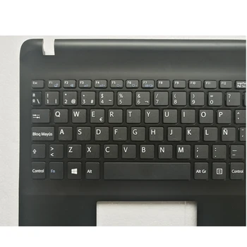 SP noua tastatura laptop pentru sony Vaio SVF15 SVF152 SVF153 FIT15 SVF151 SVF1541 SVF15E Spanish keyboard cu zona de Sprijin pentru mâini Capacul Negru