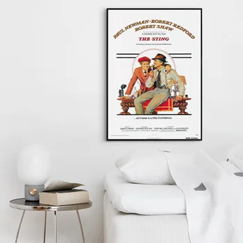Sting (1973) Vintage Clasic Poster de Film Home Decor Decor de Perete de Arta de Perete Panza pictura Cnavas de imprimare