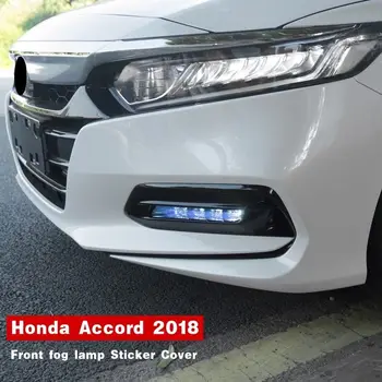 Pcmos 2 buc Albastru lămpii de Ceață Față Lampă Capac Autocolante se Potrivesc Pentru Honda Accord 2018 2019 Exterioare Accesorii Auto Lumina Autocolante