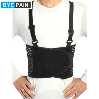BYEPAIN corset cu Bretele pentru Femei și Bărbați, Centura Suport pentru Lower Dureri de Spate Reglabil - Industriale de Muncă Înapoi Bretele